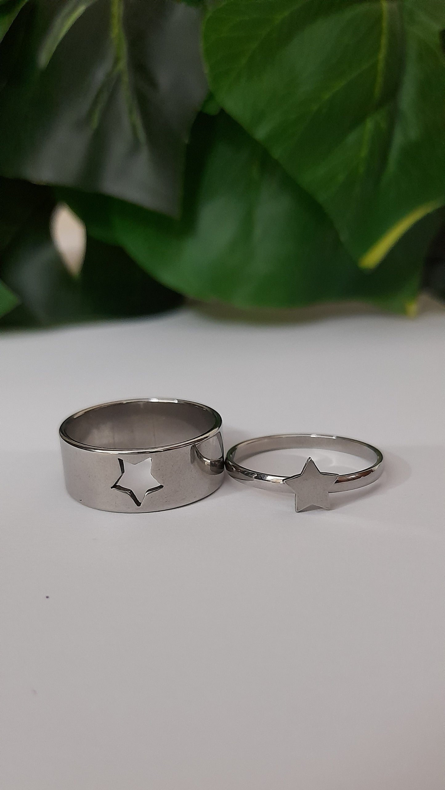 Star Couple Rings (pair)