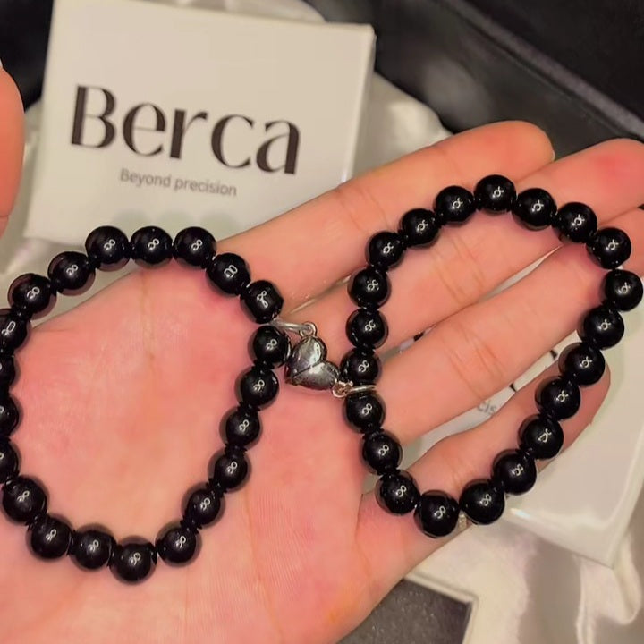 Beads Love Bracelets + Butterfly Couple Rings Combo Deal