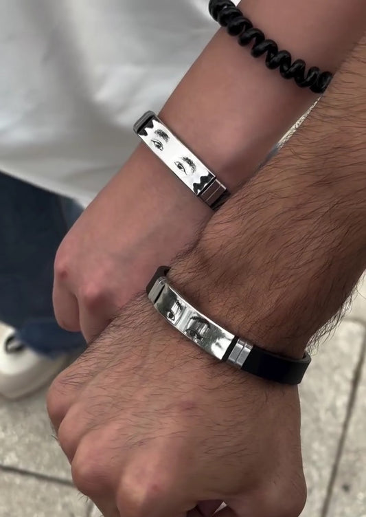 Couple Picture Bracelet ( Set of 2 Bracelets )