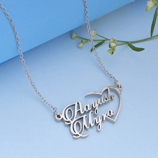 Gold Double Name Necklace Article 3