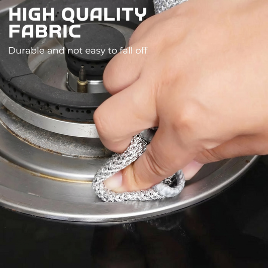 Steel Wire Dish Cloth - 10 Pieces | Non-Scratch