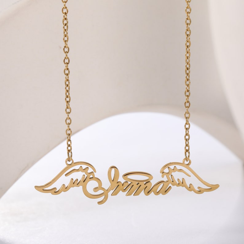 18k Gold Plated Single Name Necklace Article 26