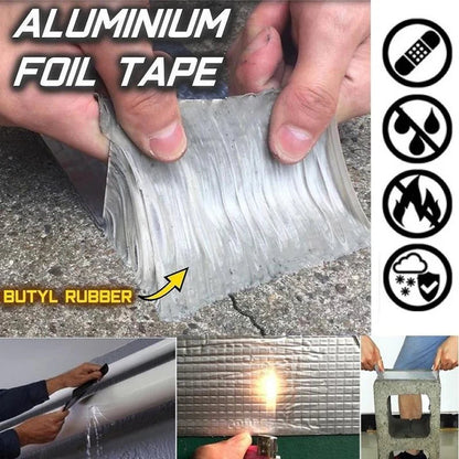 Aluminum Foil Butyl Self Adhesive Waterproof Tape