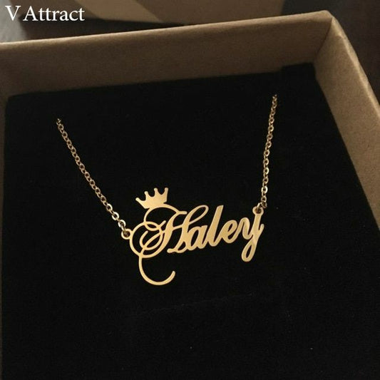 18k Gold Plated Single Name Necklace Article 7