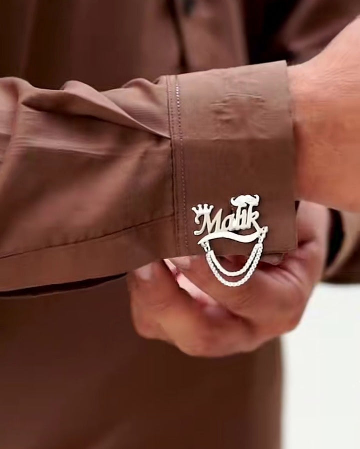 Gold Name Cufflinks