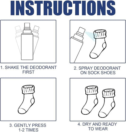 Foot Deodorant Odor Spray 100ML - ( Pack Of 2 )
