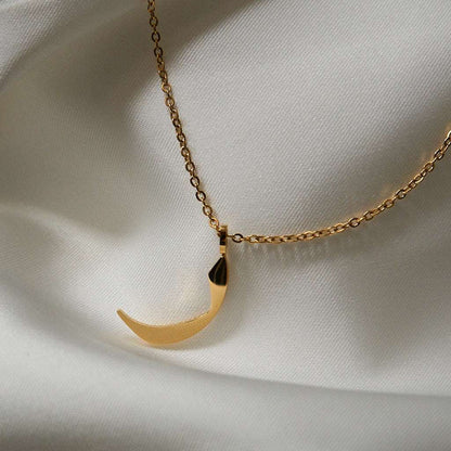 Gold Initial Necklaces (Set of 2 Necklaces with Chains)