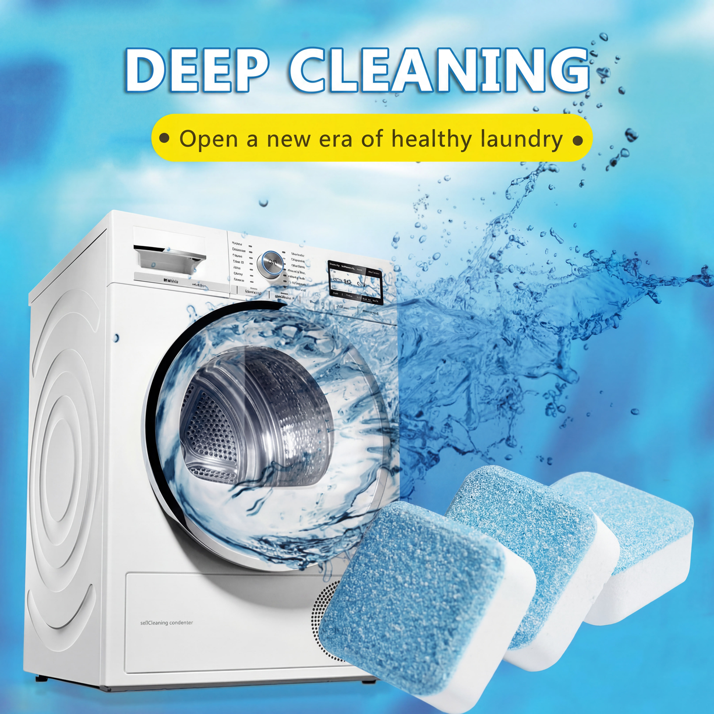 Washing Machine Cleaning Tablets - 24 Tablets Pack