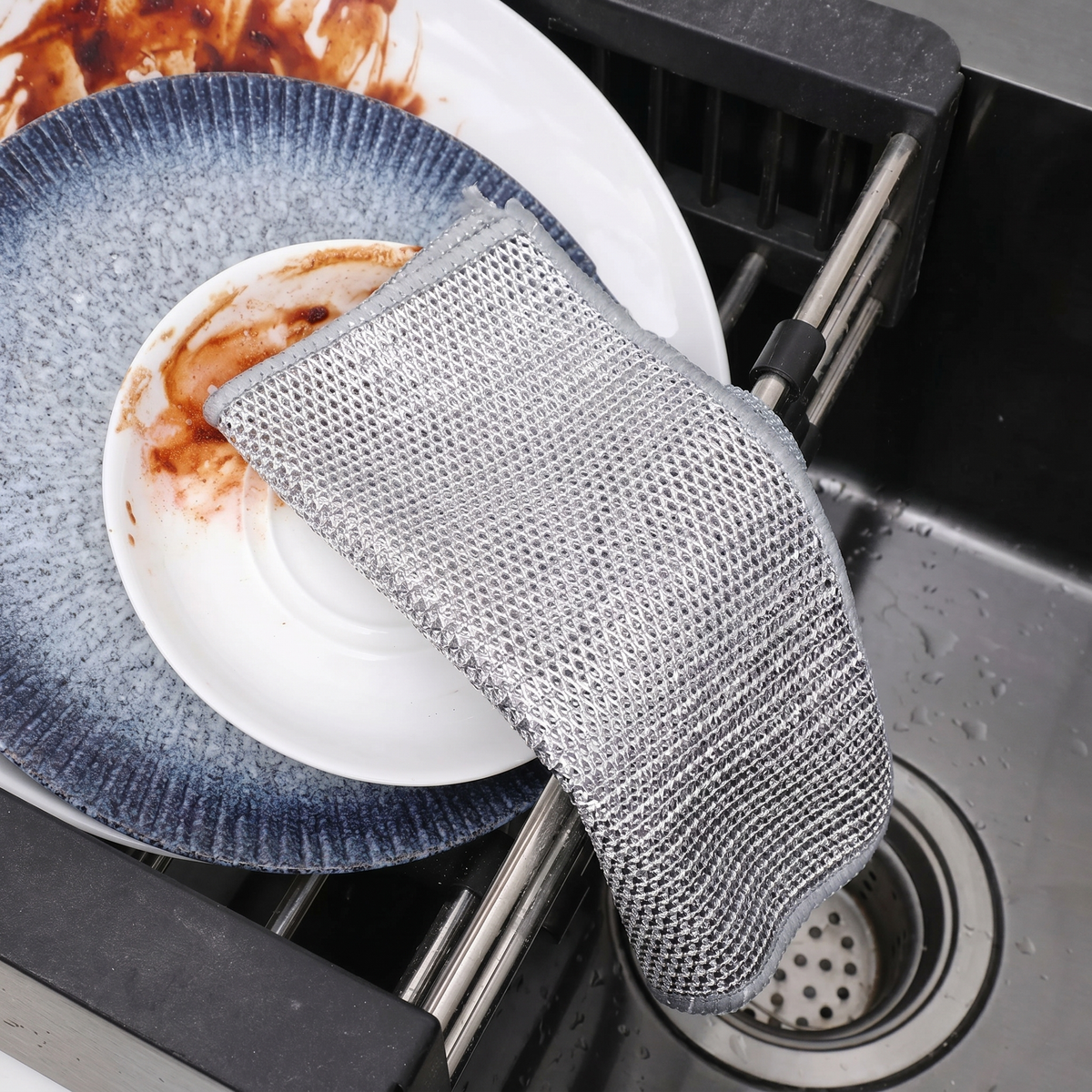 Steel Wire Dish Cloth - 10 Pieces | Non-Scratch