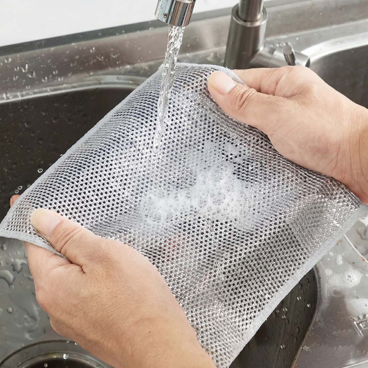 Steel Wire Dish Cloth - 10 Pieces | Non-Scratch