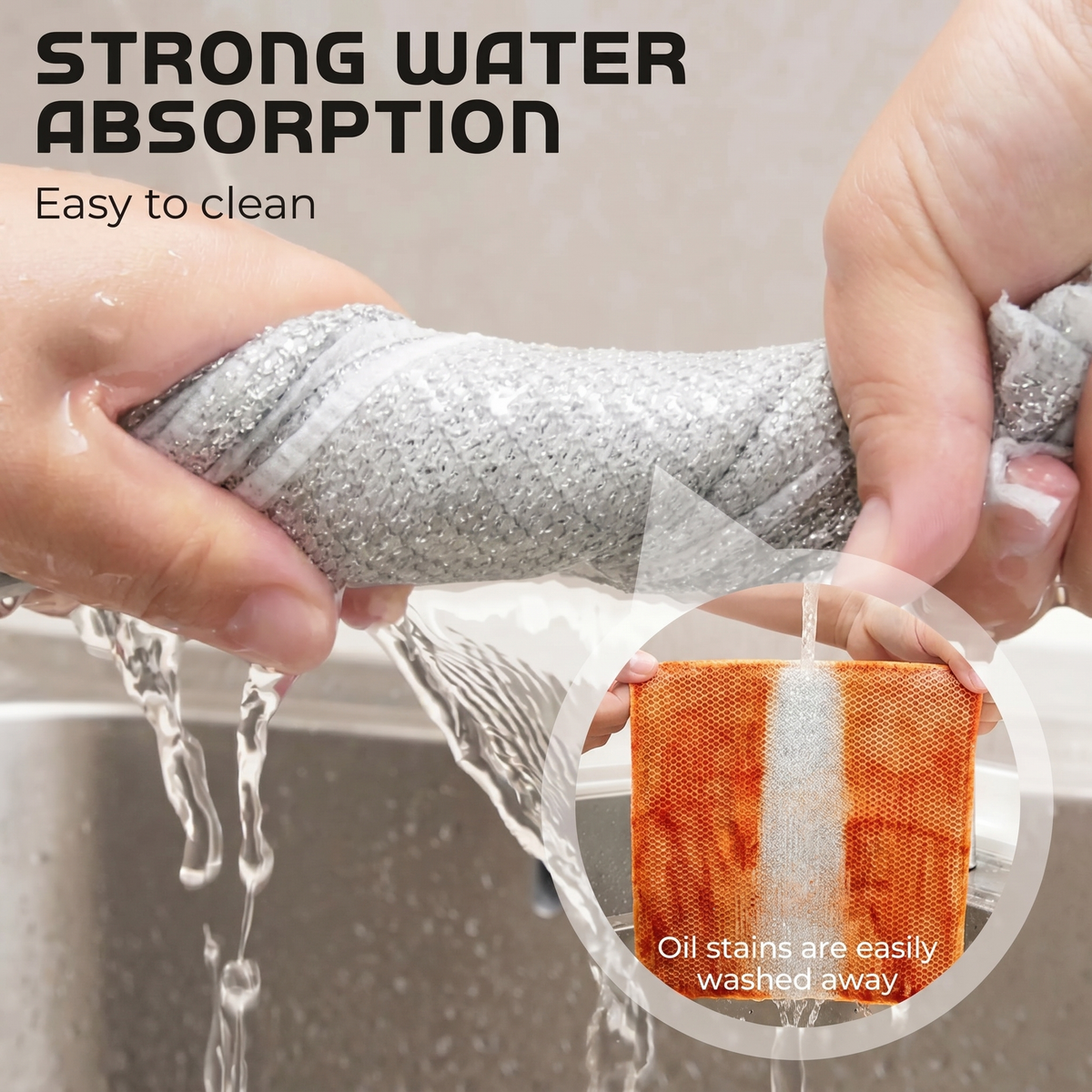 Steel Wire Dish Cloth - 10 Pieces | Non-Scratch