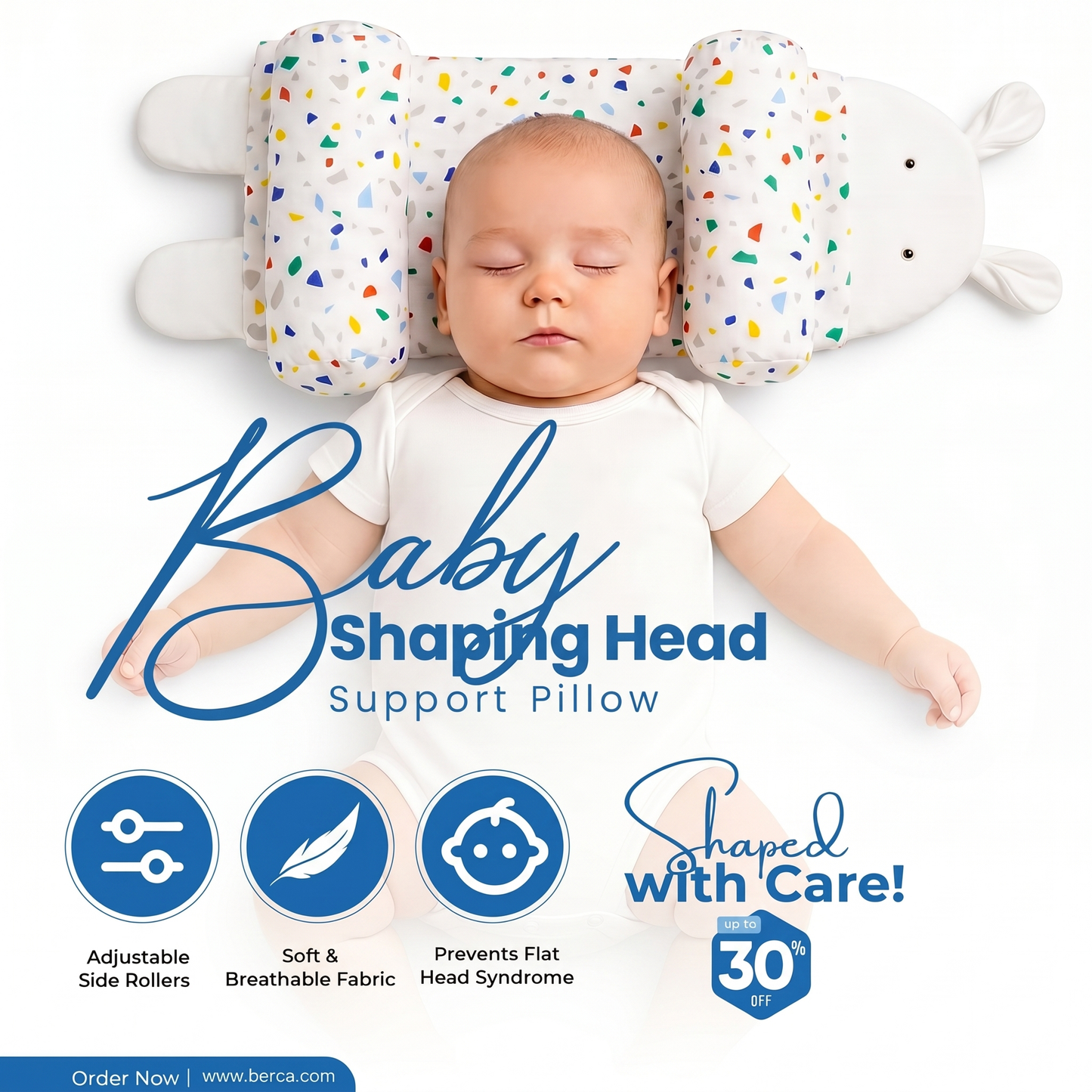 Baby Shaping Head Support Pillow - Art 2