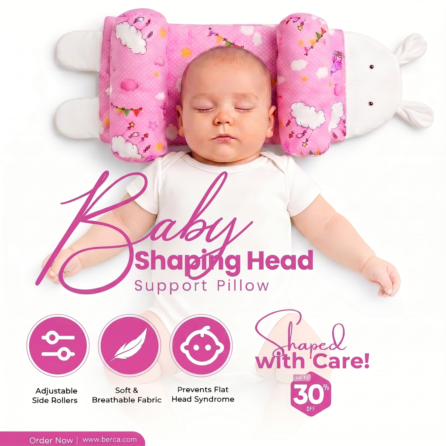 Baby Shaping Head Support Pillow - Art 2