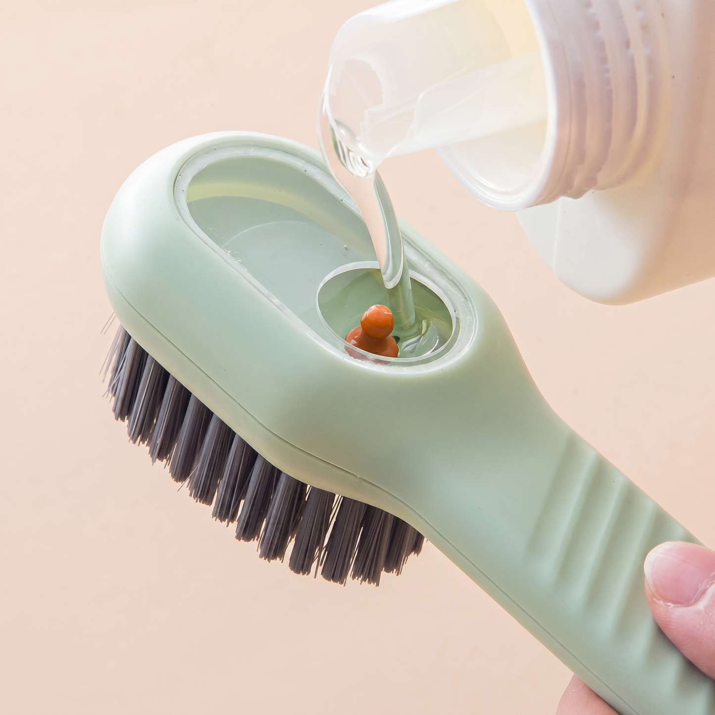 Press & Clean Shoe Brush