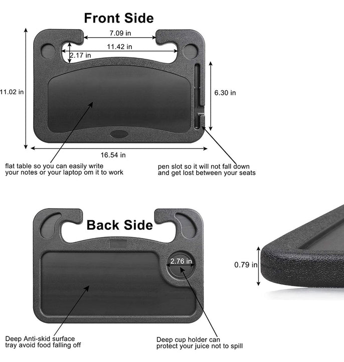 Car Steering Wheel Dining Food Tray | Best For Foodies - Remote Workers