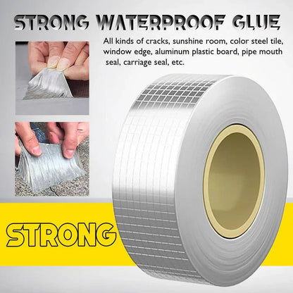 Aluminum Foil Butyl Self Adhesive Waterproof Tape