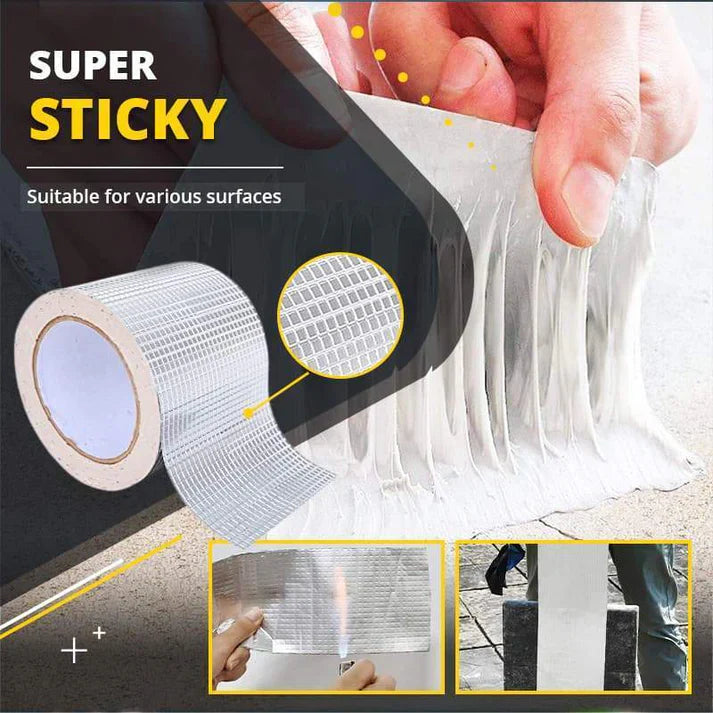 Aluminum Foil Butyl Self Adhesive Waterproof Tape