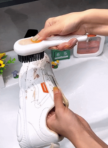 Press & Clean Shoe Brush