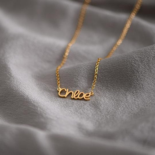 18k Gold Plated Single Name Necklace Article 38